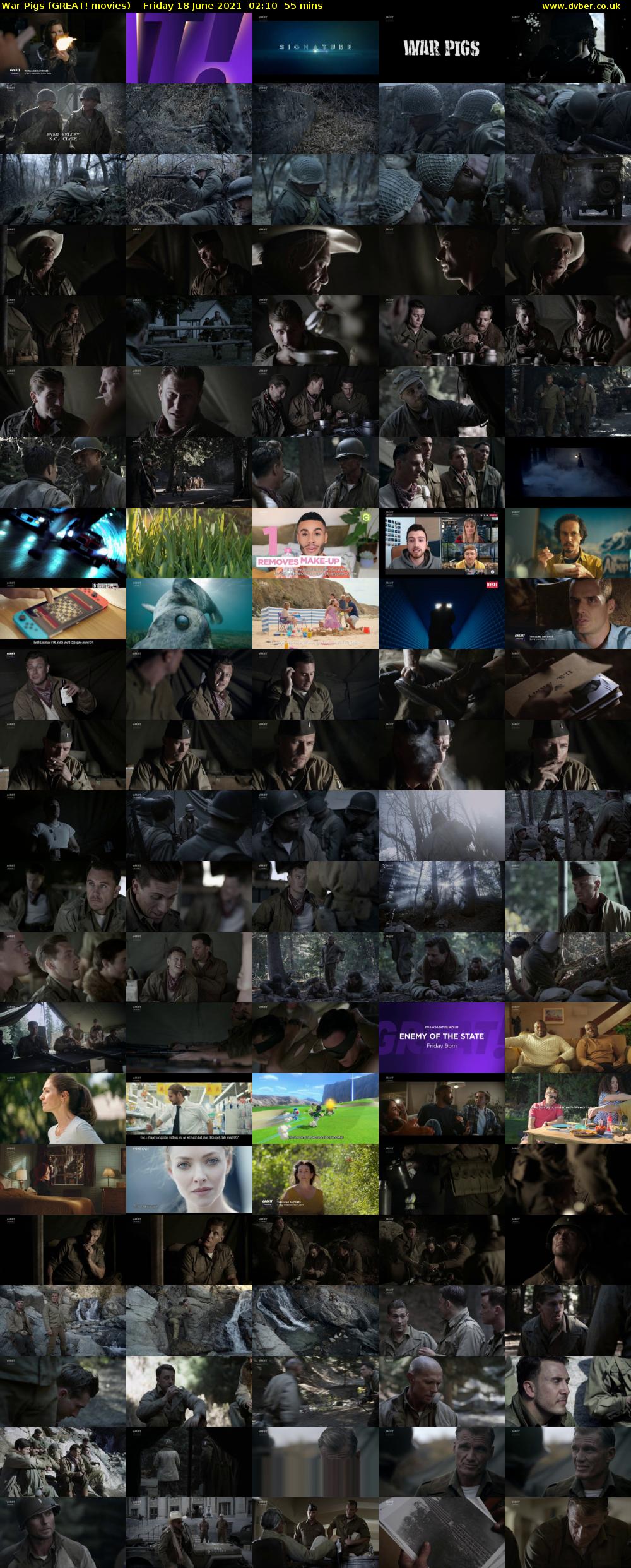 War Pigs (GREAT! movies) Friday 18 June 2021 02:10 - 03:05