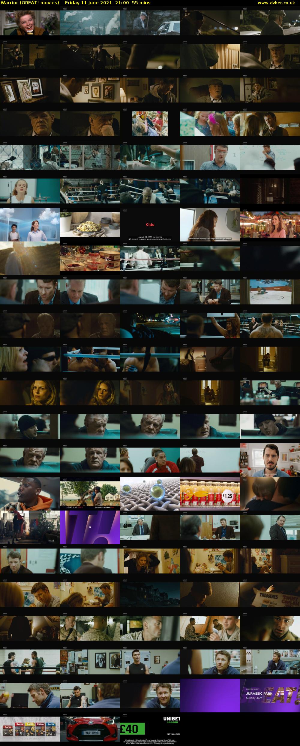 Warrior (GREAT! movies) Friday 11 June 2021 21:00 - 21:55