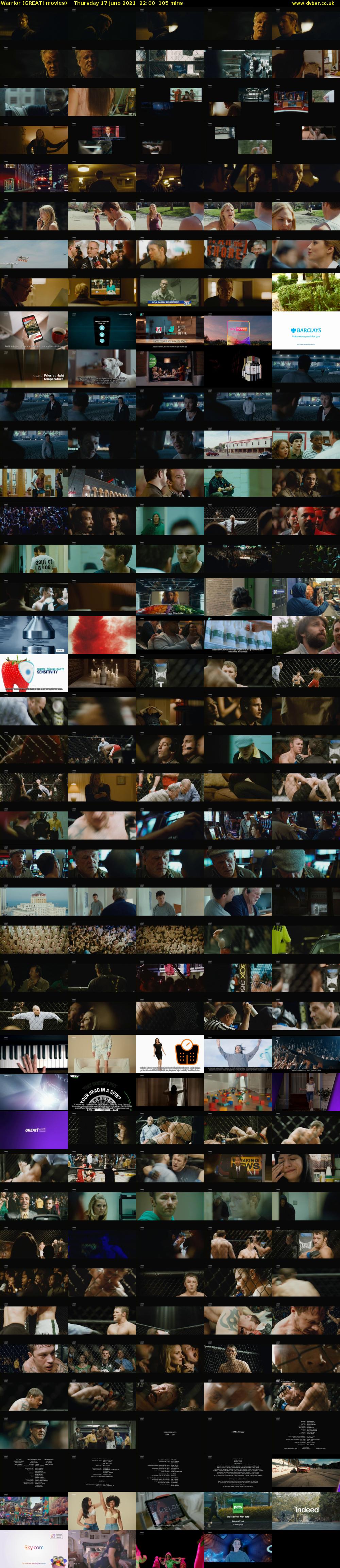 Warrior (GREAT! movies) Thursday 17 June 2021 22:00 - 23:45