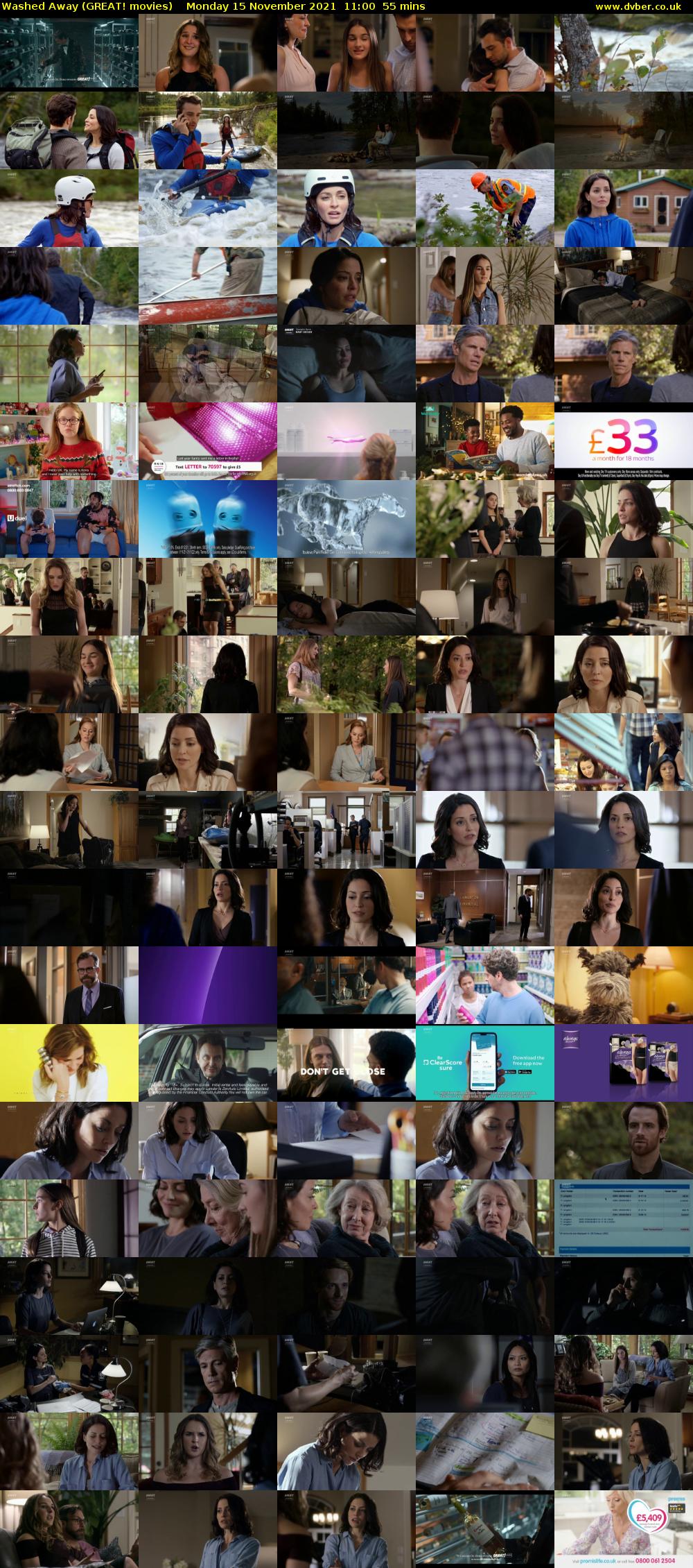 Washed Away (GREAT! movies) Monday 15 November 2021 11:00 - 11:55