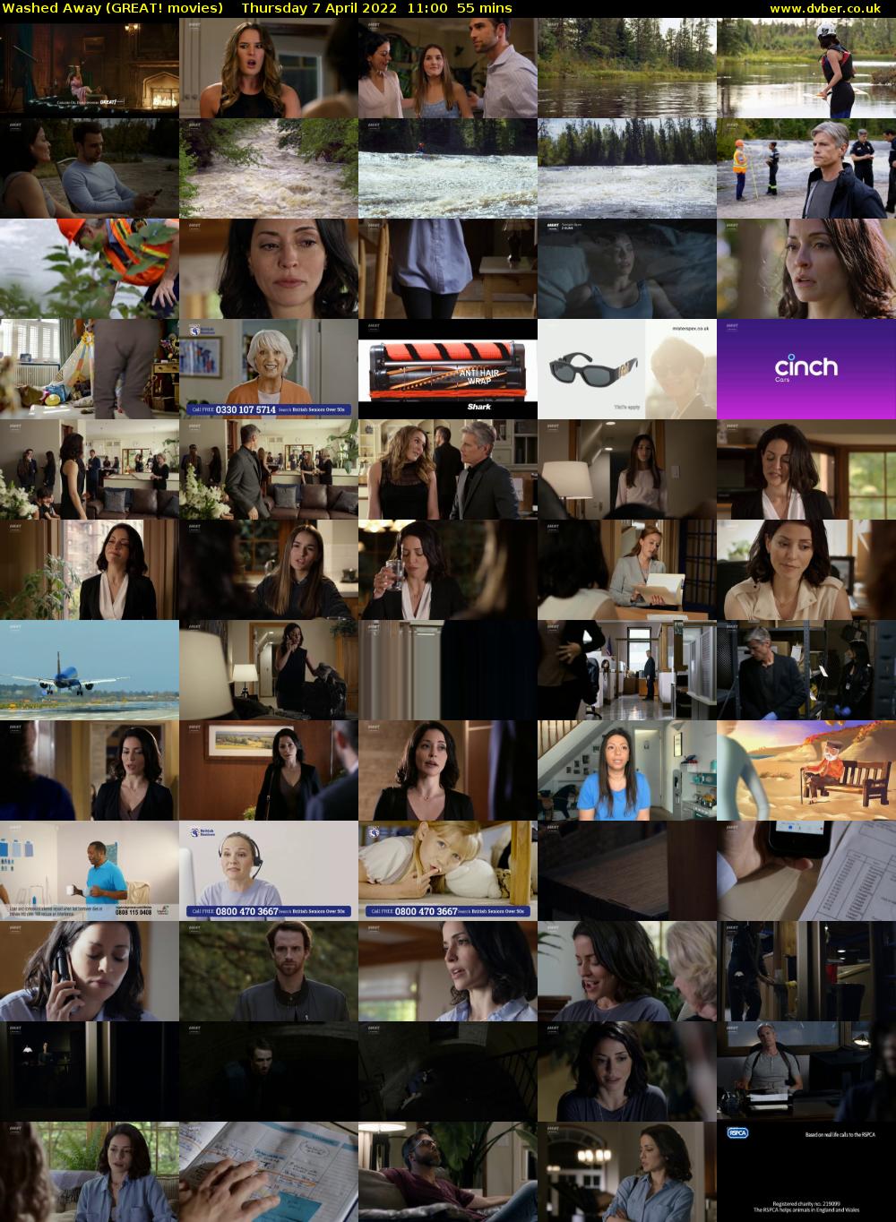 Washed Away (GREAT! movies) Thursday 7 April 2022 11:00 - 11:55