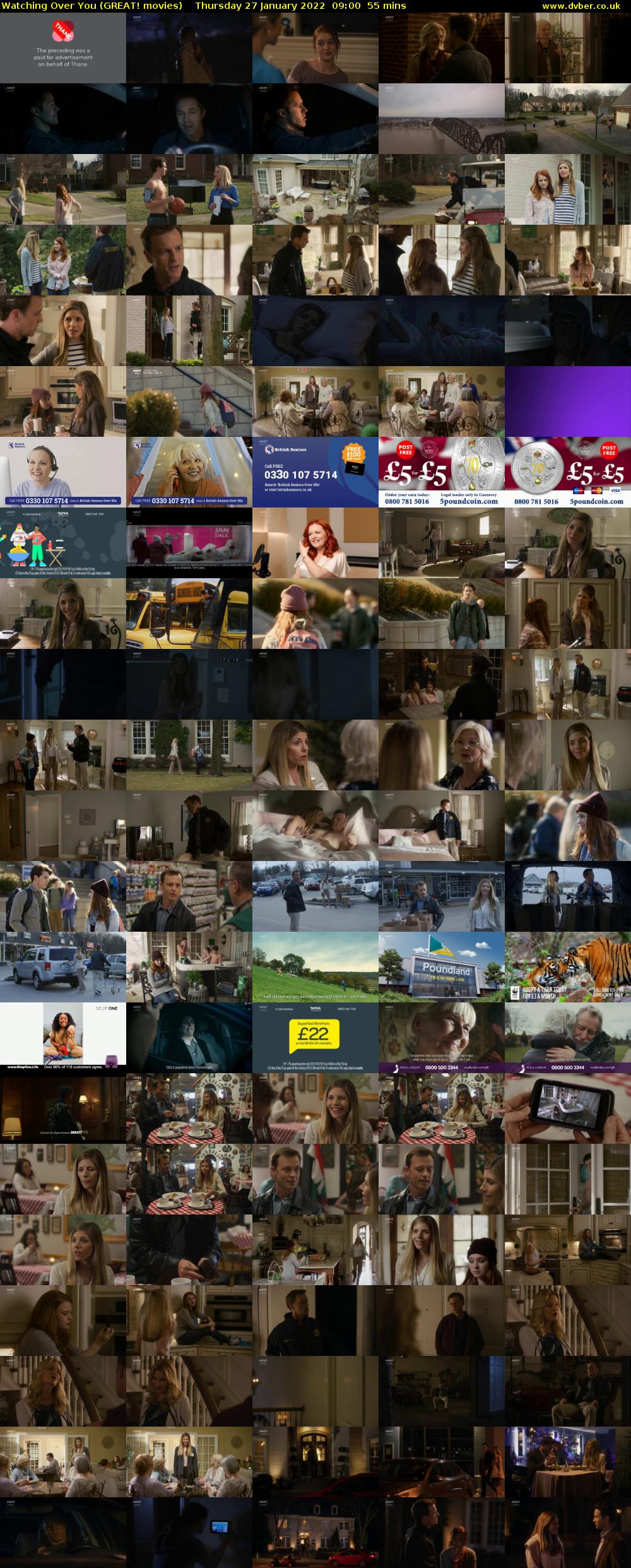 Watching Over You (GREAT! movies) Thursday 27 January 2022 09:00 - 09:55