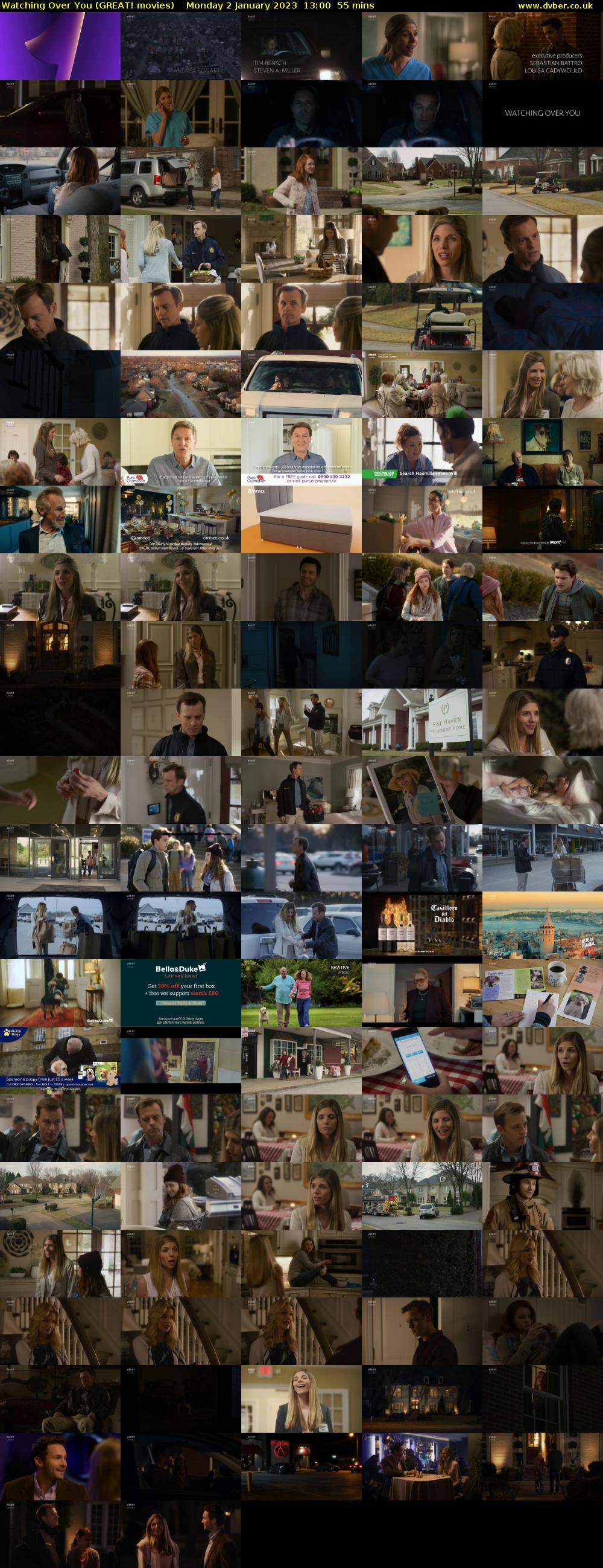 Watching Over You (GREAT! movies) Monday 2 January 2023 13:00 - 13:55
