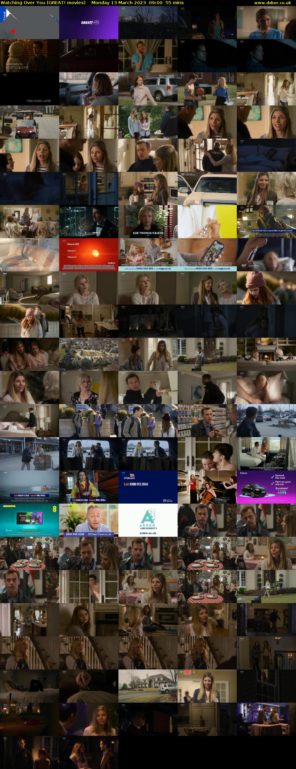 Watching Over You (GREAT! movies) Monday 13 March 2023 09:00 - 09:55