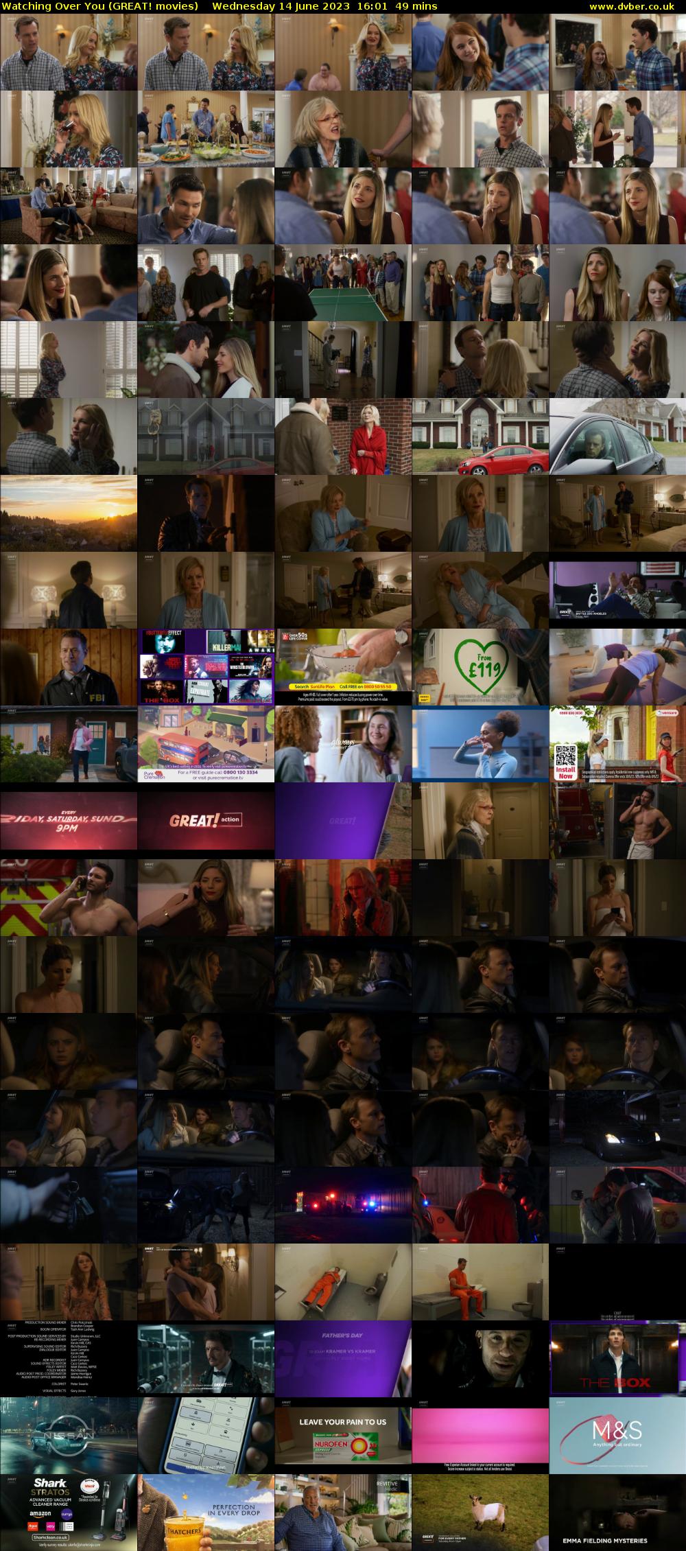 Watching Over You (GREAT! movies) Wednesday 14 June 2023 16:01 - 16:50