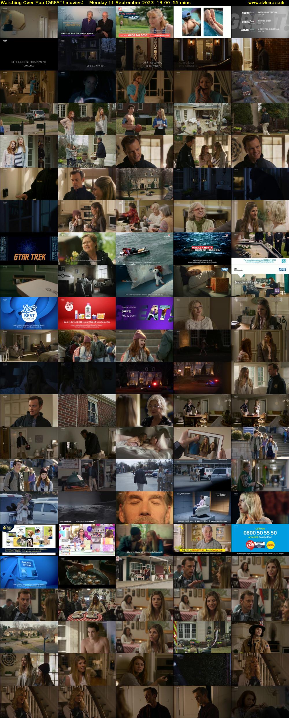 Watching Over You (GREAT! movies) Monday 11 September 2023 13:00 - 13:55