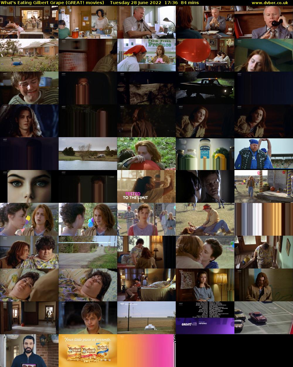 What's Eating Gilbert Grape (GREAT! movies) Tuesday 28 June 2022 17:36 - 19:00