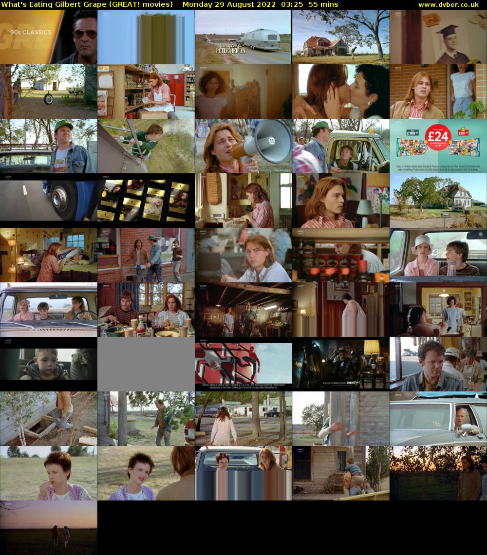 What's Eating Gilbert Grape (GREAT! movies) Monday 29 August 2022 03:25 - 04:20