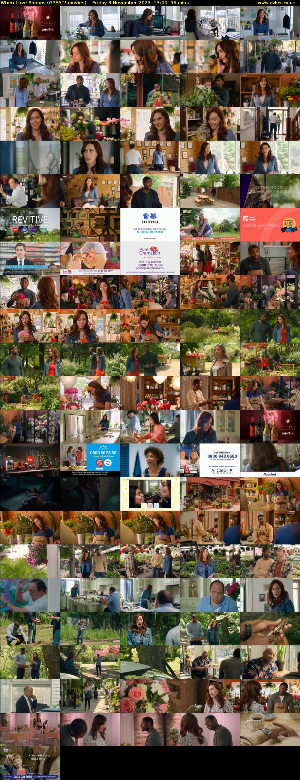 When Love Blooms (GREAT! movies) Friday 3 November 2023 13:00 - 13:56