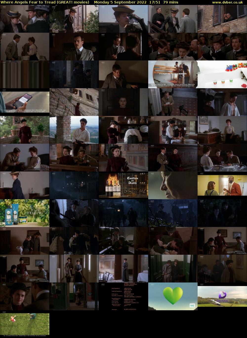 Where Angels Fear to Tread (GREAT! movies) Monday 5 September 2022 17:51 - 19:10