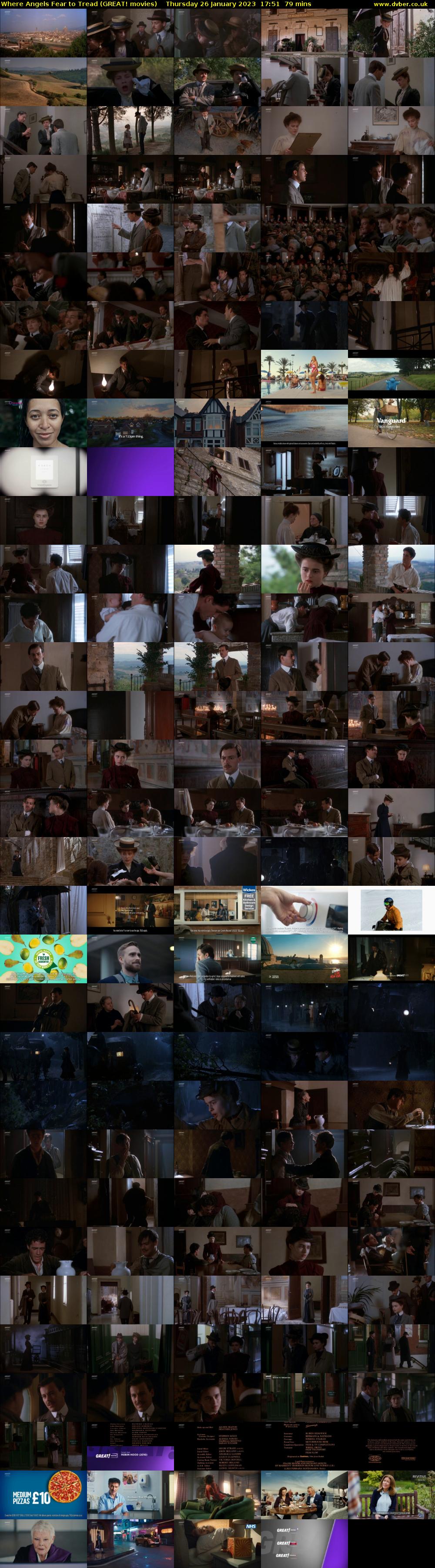 Where Angels Fear to Tread (GREAT! movies) Thursday 26 January 2023 17:51 - 19:10