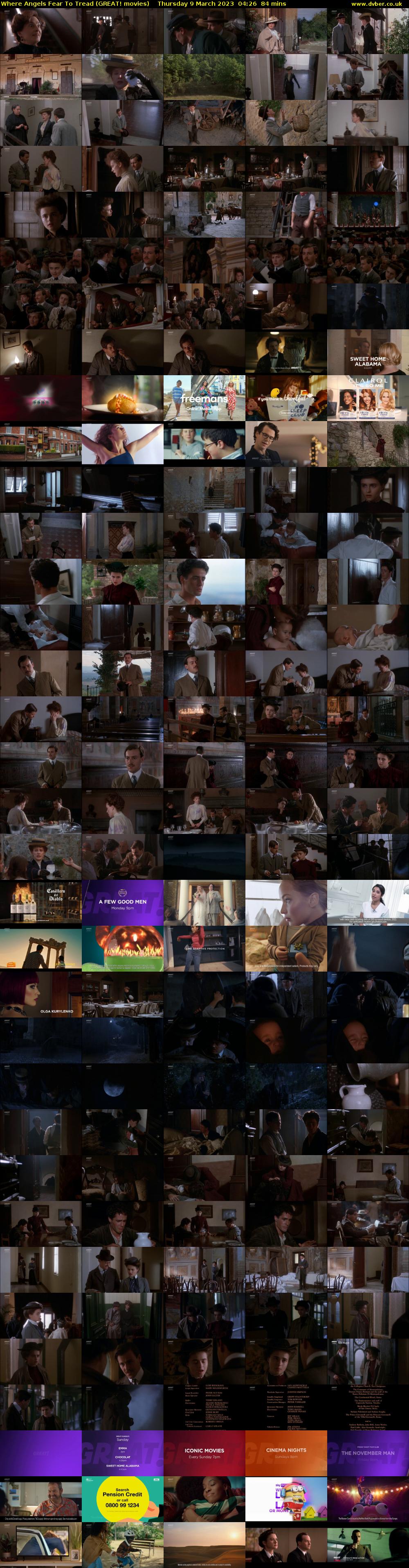 Where Angels Fear to Tread (GREAT! movies) Thursday 9 March 2023 04:26 - 05:50