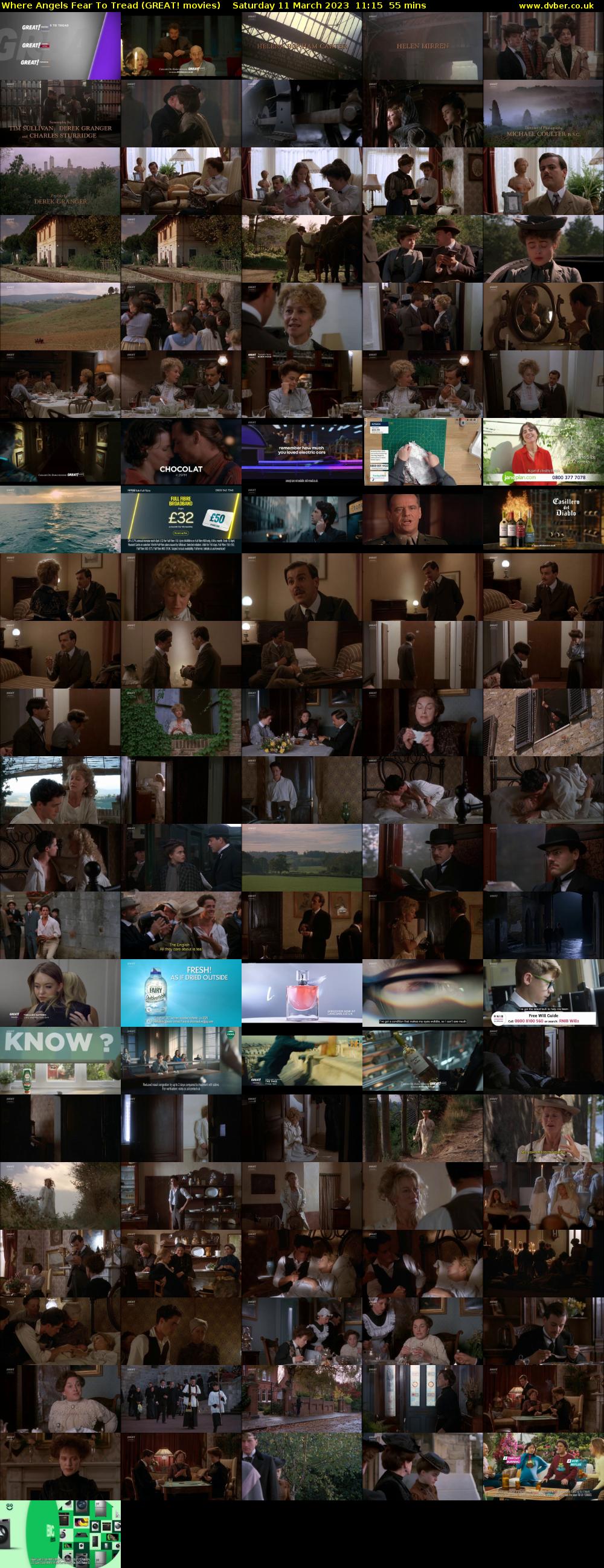 Where Angels Fear to Tread (GREAT! movies) Saturday 11 March 2023 11:15 - 12:10