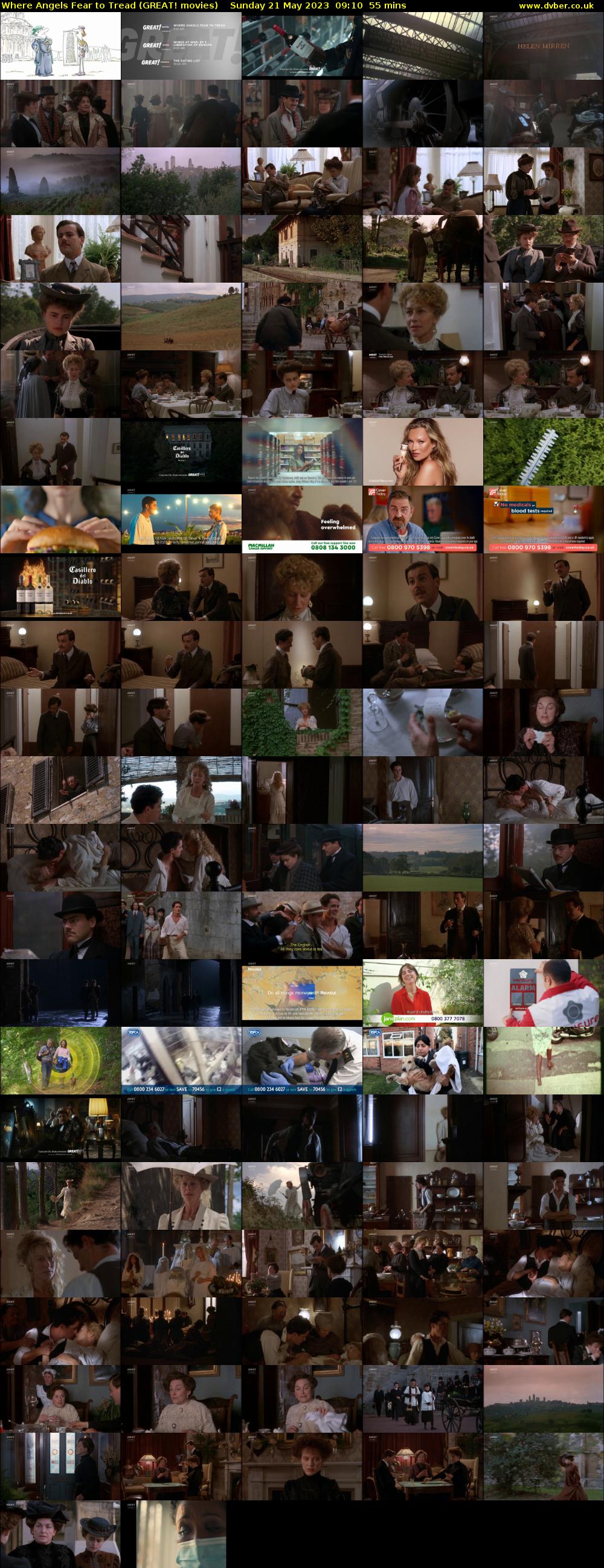 Where Angels Fear to Tread (GREAT! movies) Sunday 21 May 2023 09:10 - 10:05