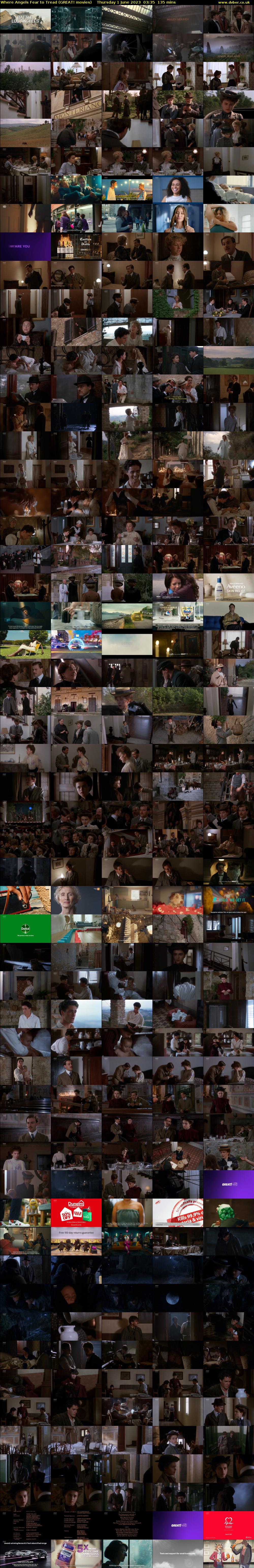 Where Angels Fear to Tread (GREAT! movies) Thursday 1 June 2023 03:35 - 05:50