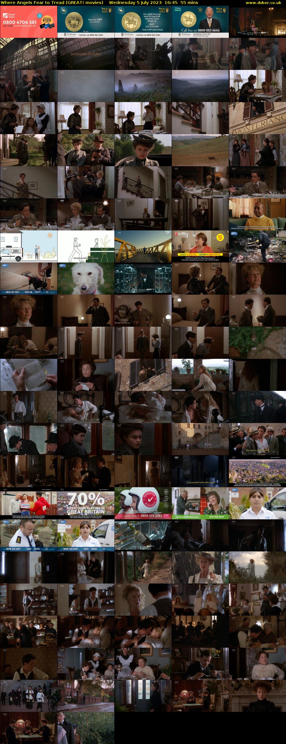 Where Angels Fear to Tread (GREAT! movies) Wednesday 5 July 2023 16:45 - 17:40