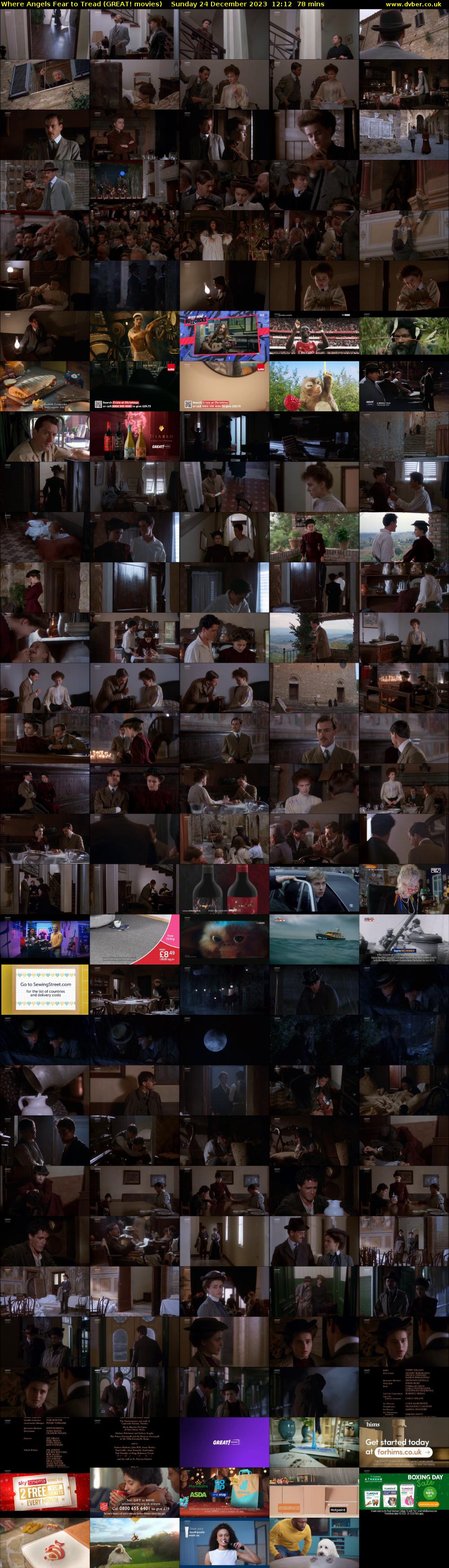 Where Angels Fear to Tread (GREAT! movies) Sunday 24 December 2023 12:12 - 13:30
