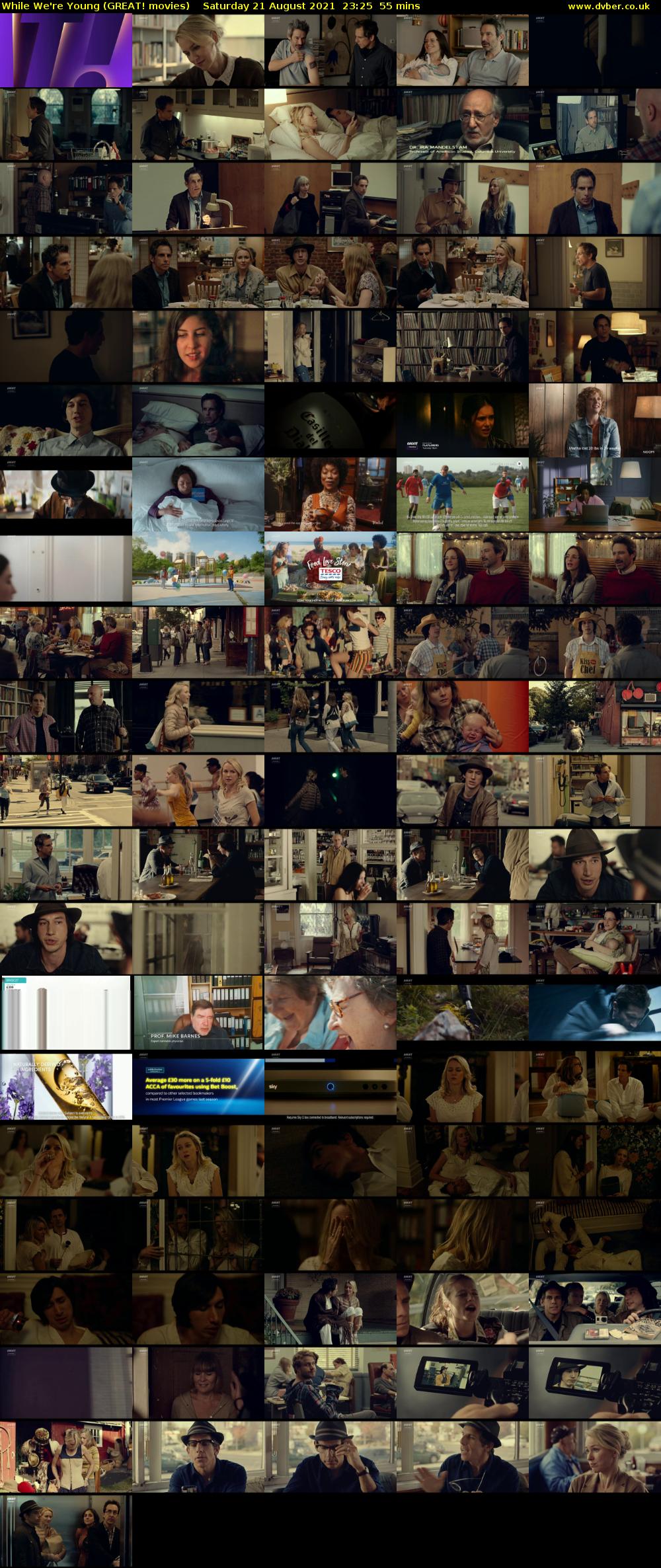 While We're Young (GREAT! movies) Saturday 21 August 2021 23:25 - 00:20
