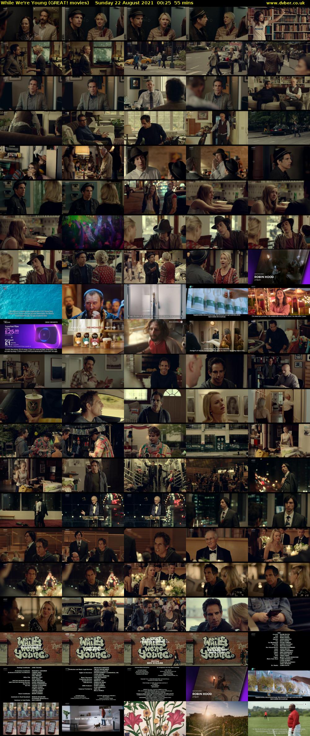 While We're Young (GREAT! movies) Sunday 22 August 2021 00:25 - 01:20