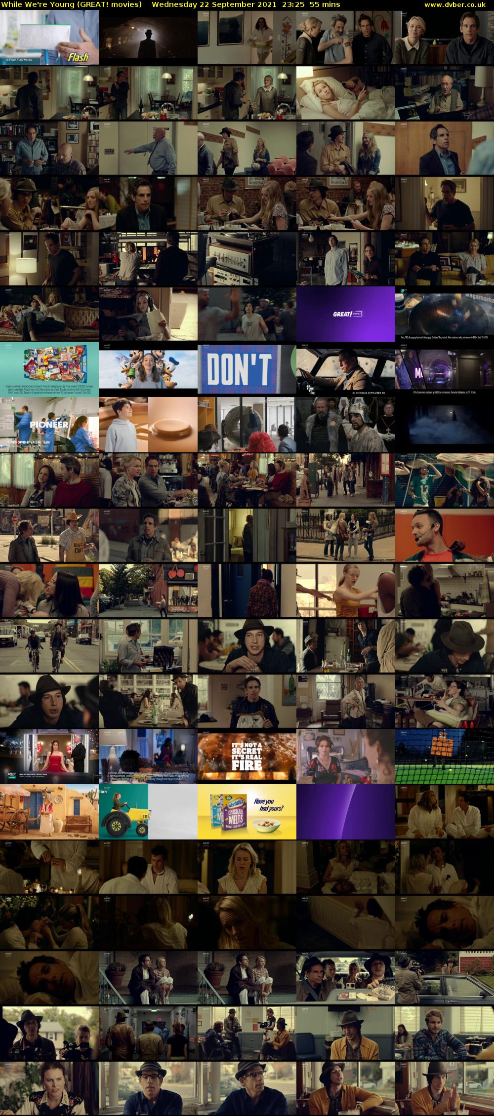 While We're Young (GREAT! movies) Wednesday 22 September 2021 23:25 - 00:20