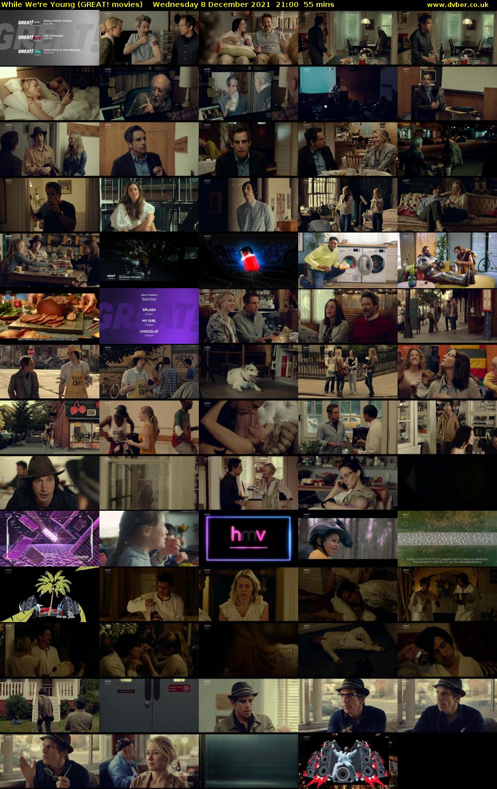 While We're Young (GREAT! movies) Wednesday 8 December 2021 21:00 - 21:55