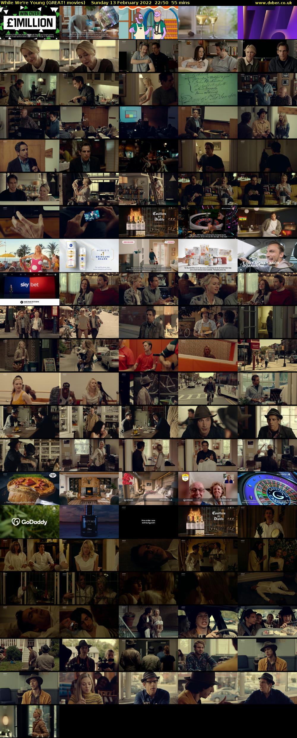 While We're Young (GREAT! movies) Sunday 13 February 2022 22:50 - 23:45