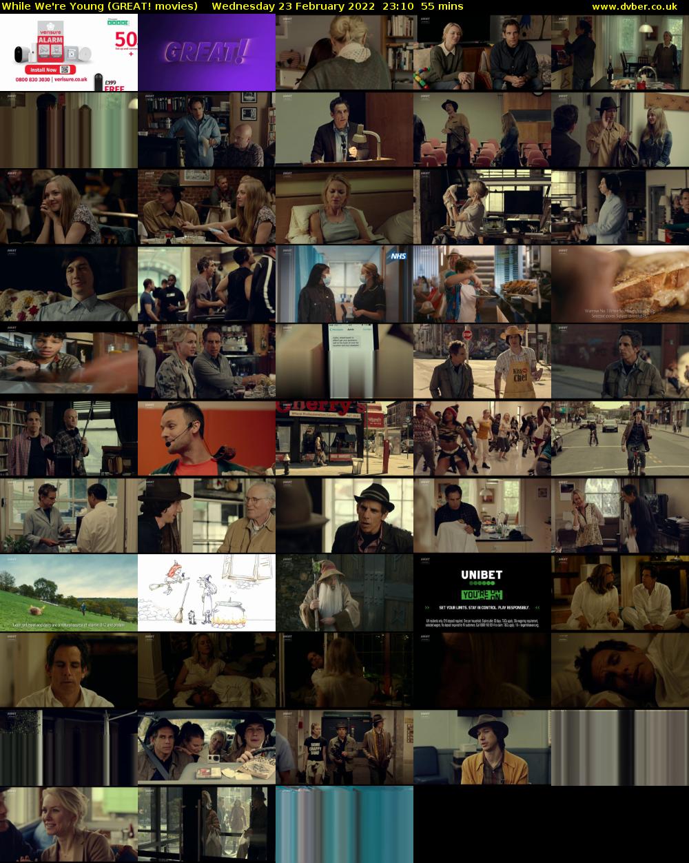 While We're Young (GREAT! movies) Wednesday 23 February 2022 23:10 - 00:05