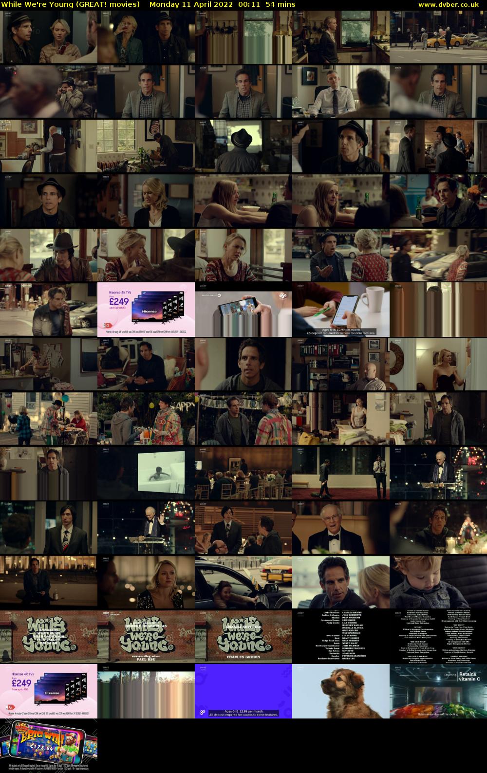 While We're Young (GREAT! movies) Monday 11 April 2022 00:11 - 01:05