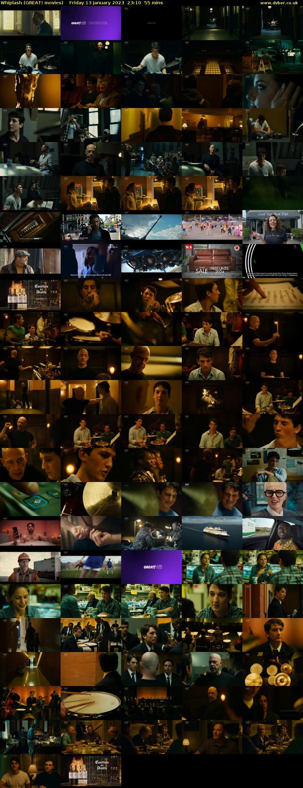 Whiplash (GREAT! movies) Friday 13 January 2023 23:10 - 00:05
