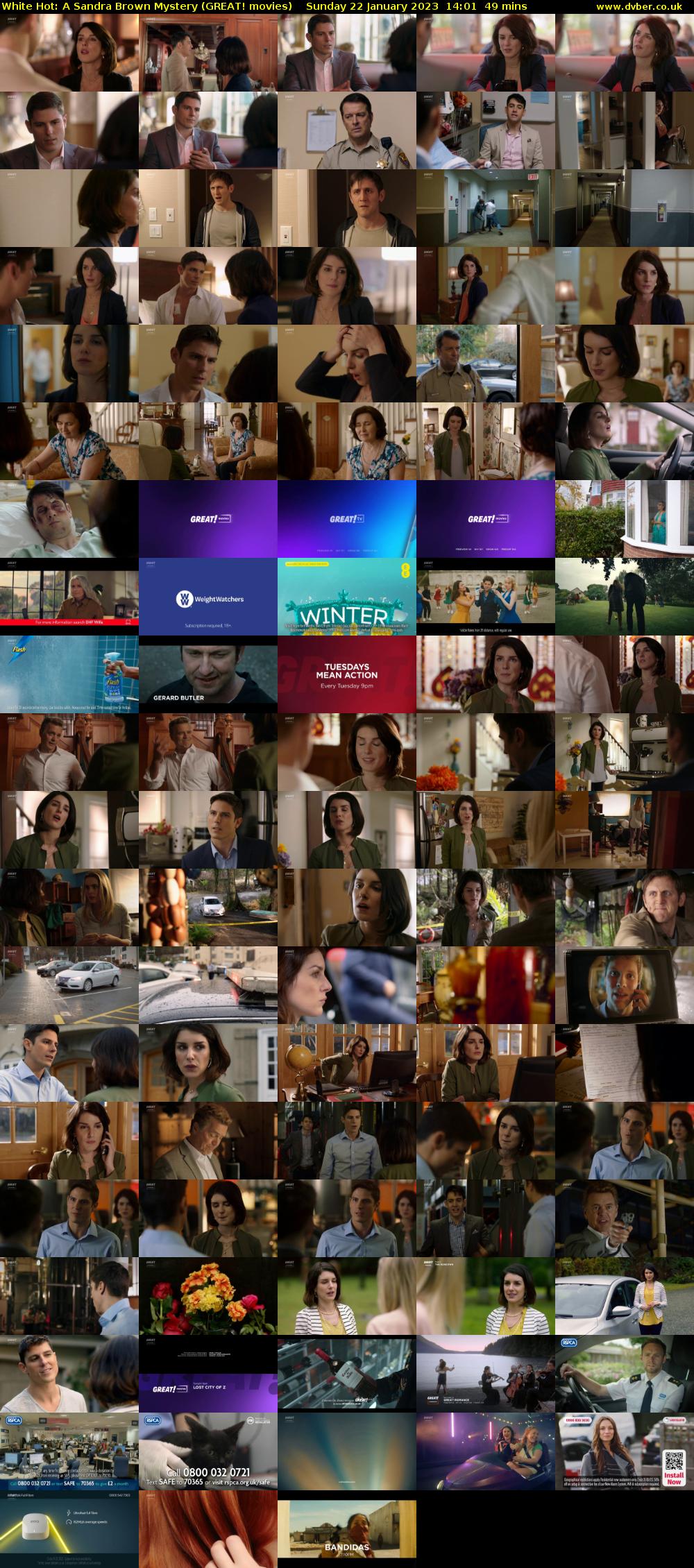 White Hot: A Sandra Brown Mystery (GREAT! movies) Sunday 22 January 2023 14:01 - 14:50