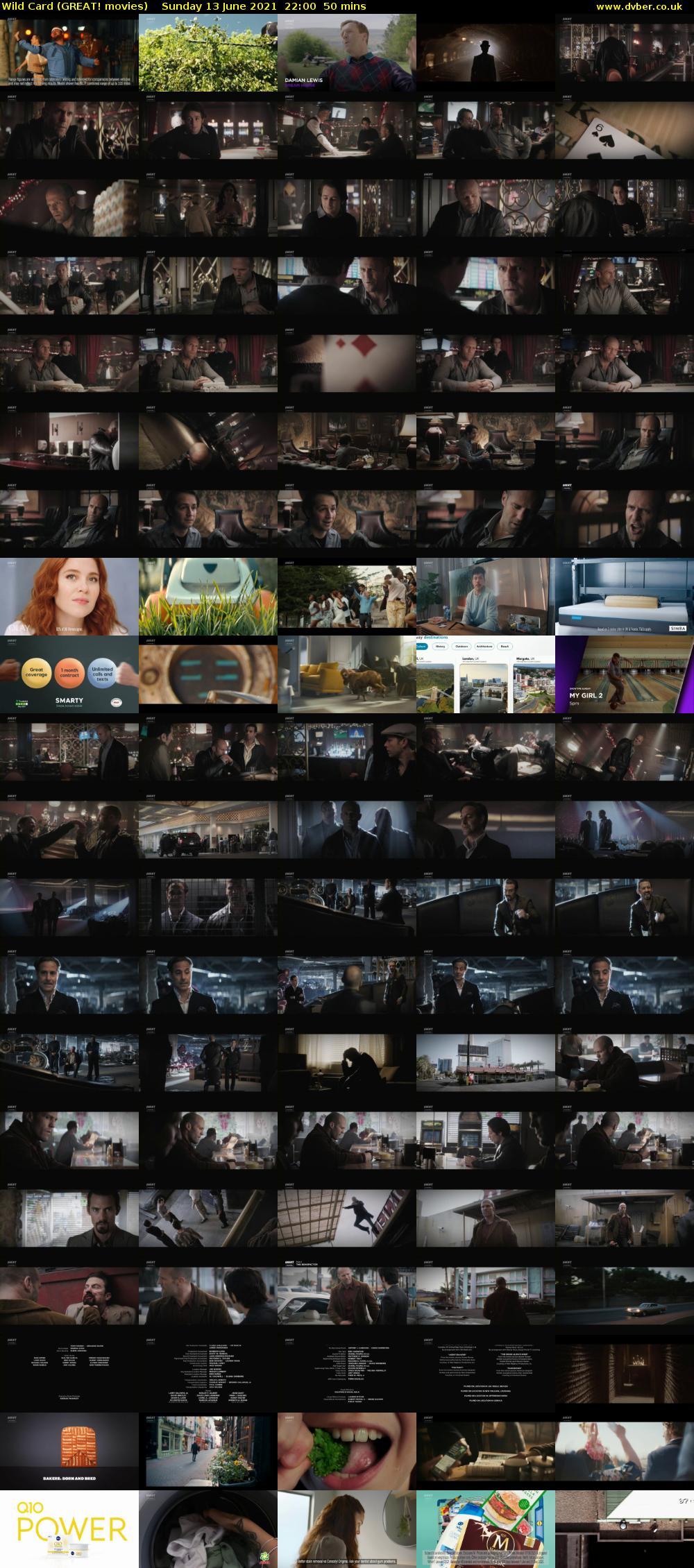 Wild Card (GREAT! movies) Sunday 13 June 2021 22:00 - 22:50