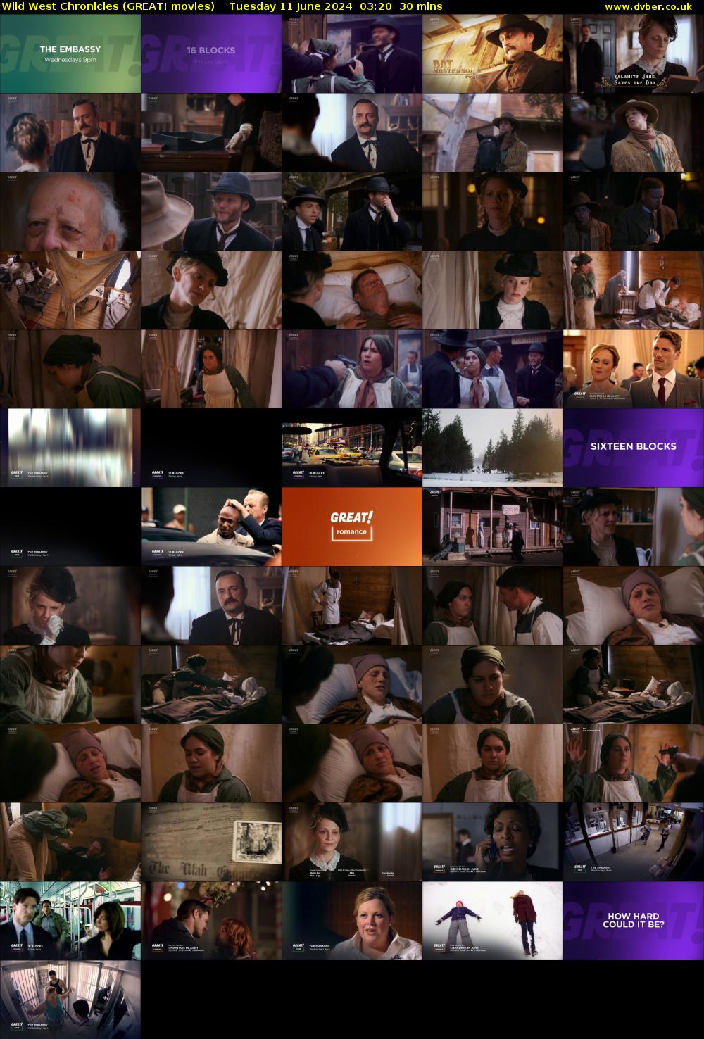 Wild West Chronicles (GREAT! movies) Tuesday 11 June 2024 03:20 - 03:50