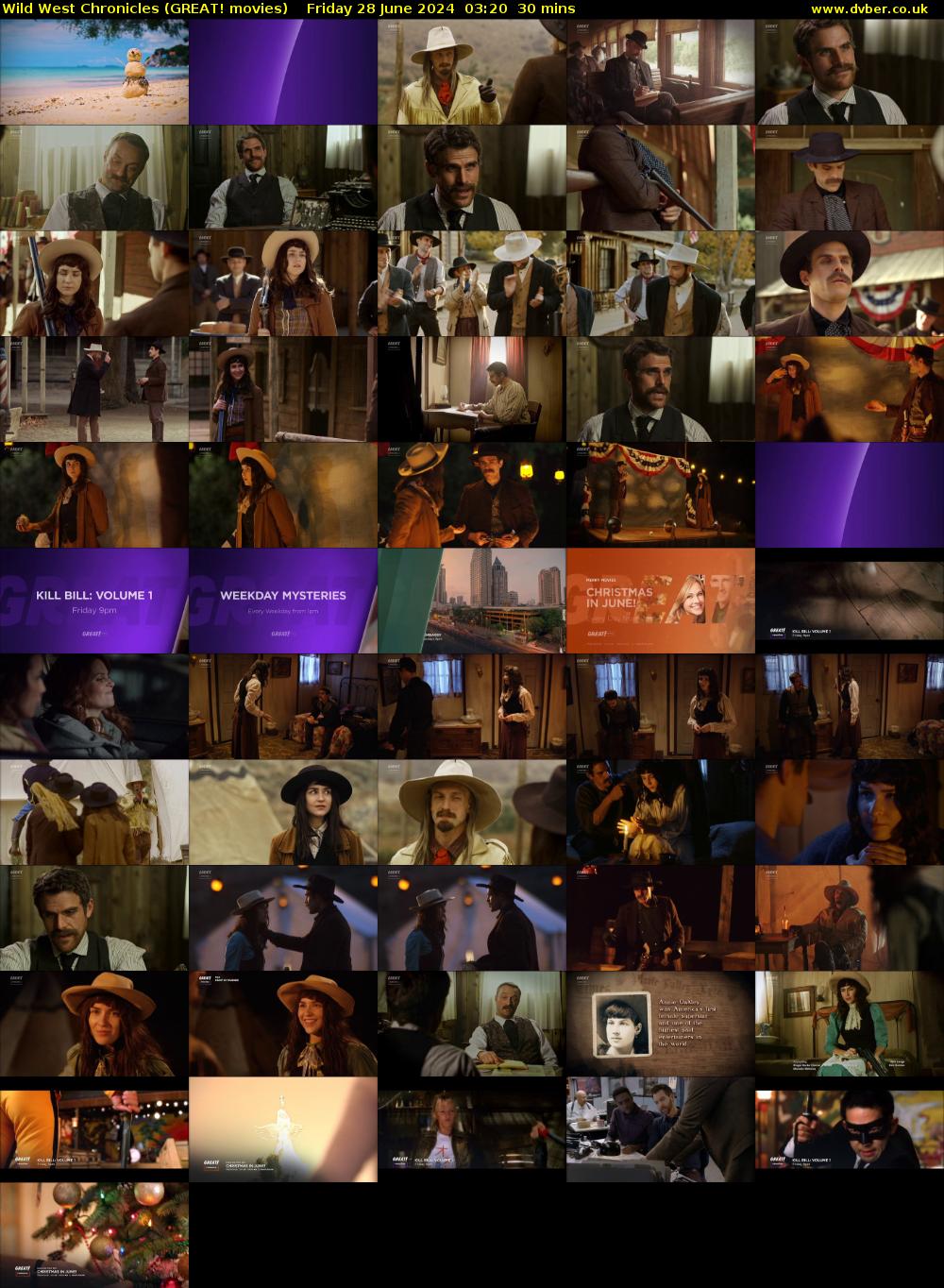Wild West Chronicles (GREAT! movies) Friday 28 June 2024 03:20 - 03:50