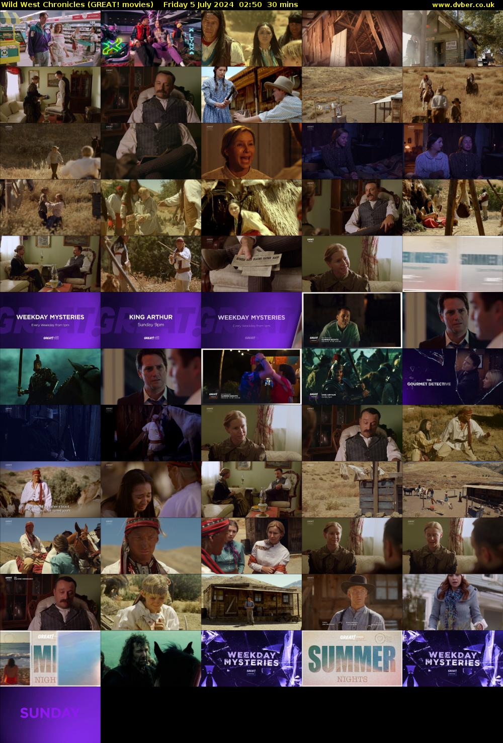 Wild West Chronicles (GREAT! movies) Friday 5 July 2024 02:50 - 03:20