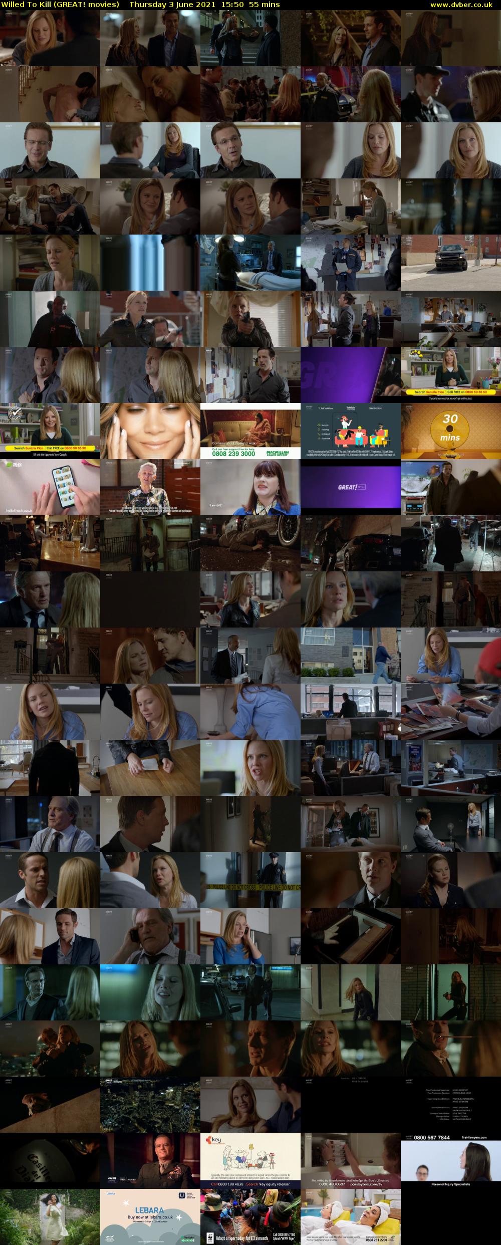 Willed To Kill (GREAT! movies) Thursday 3 June 2021 15:50 - 16:45