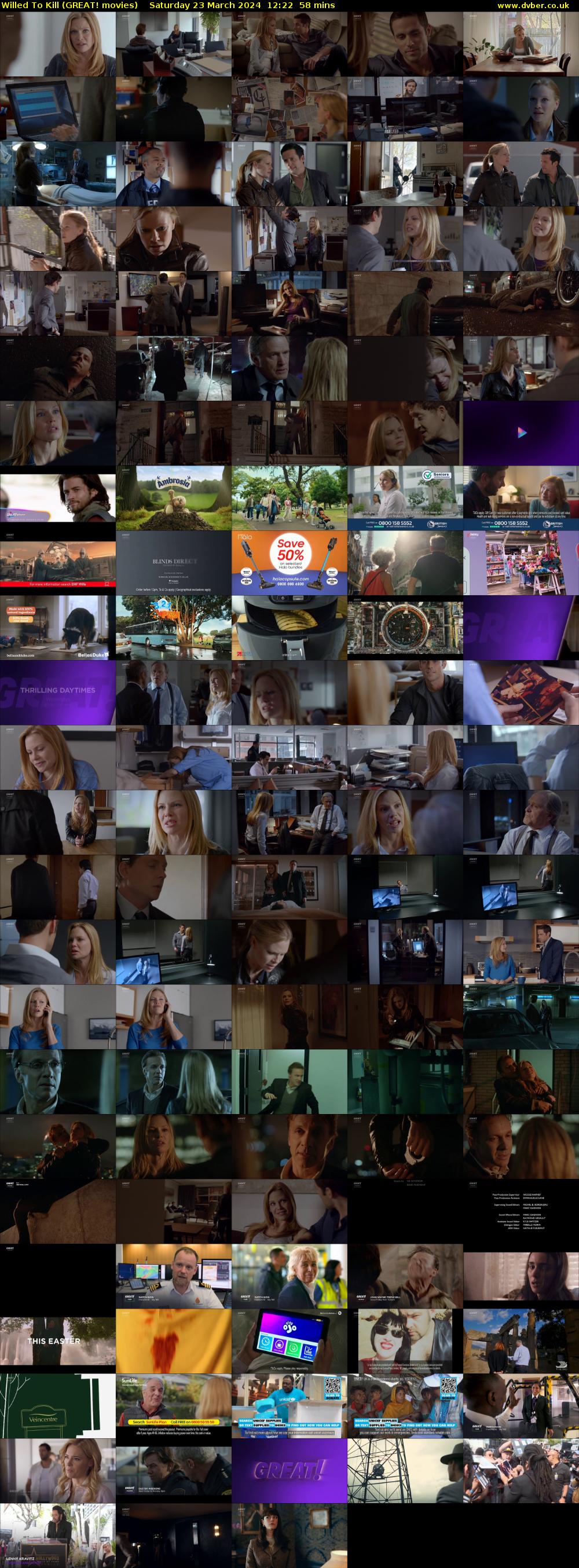 Willed To Kill (GREAT! movies) Saturday 23 March 2024 12:22 - 13:20