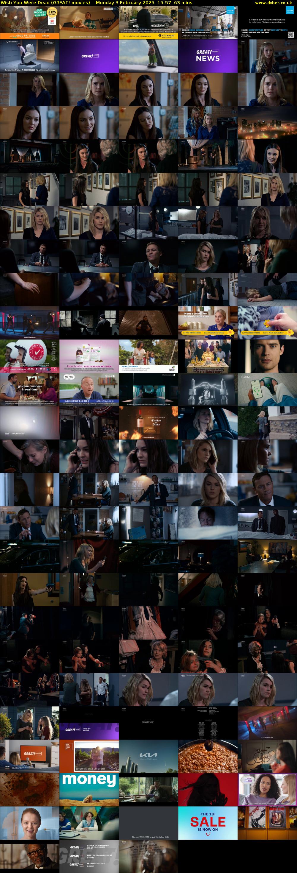 Wish You Were Dead (GREAT! movies) Monday 3 February 2025 15:57 - 17:00
