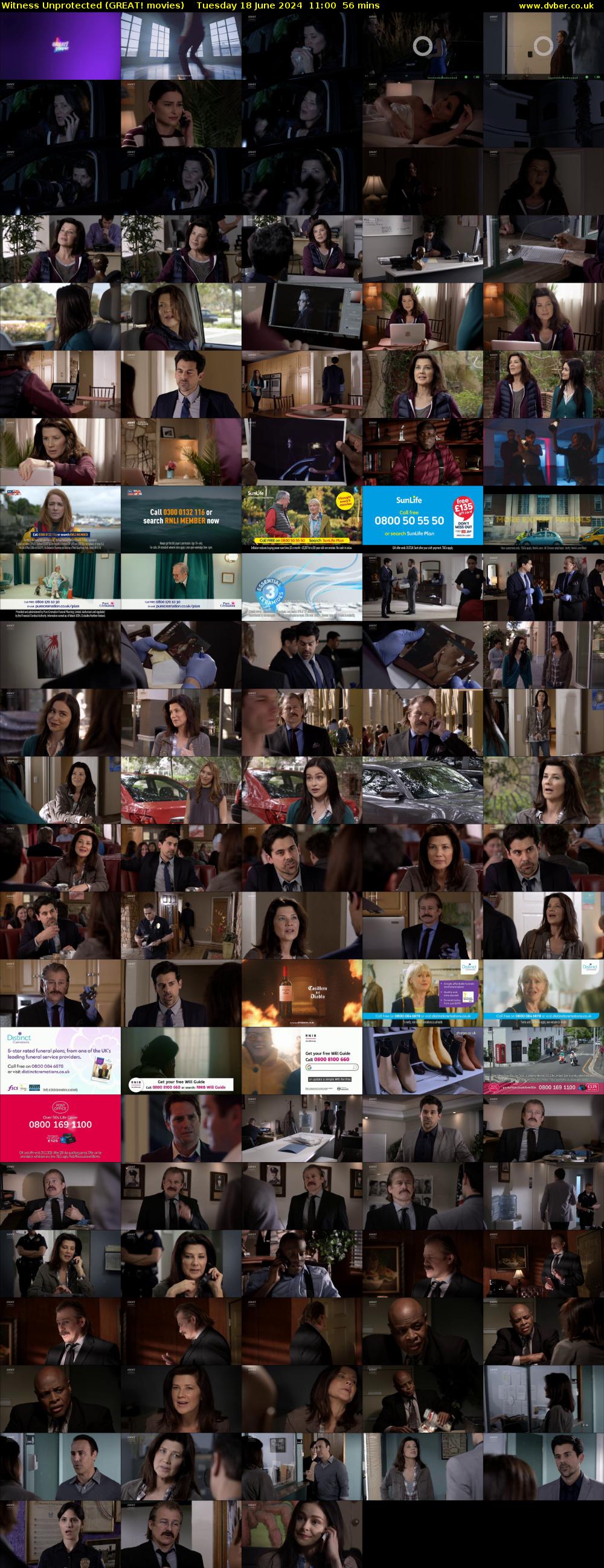Witness Unprotected (GREAT! movies) Tuesday 18 June 2024 11:00 - 11:56