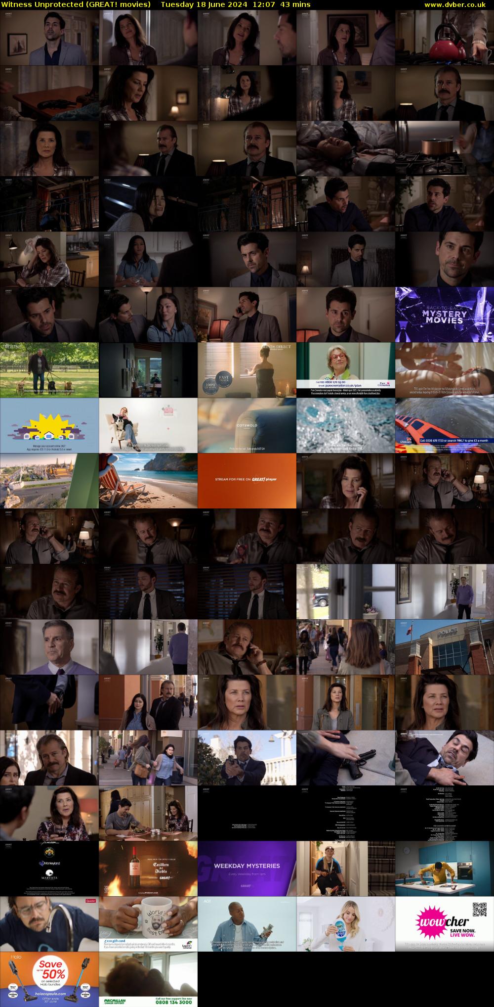 Witness Unprotected (GREAT! movies) Tuesday 18 June 2024 12:07 - 12:50