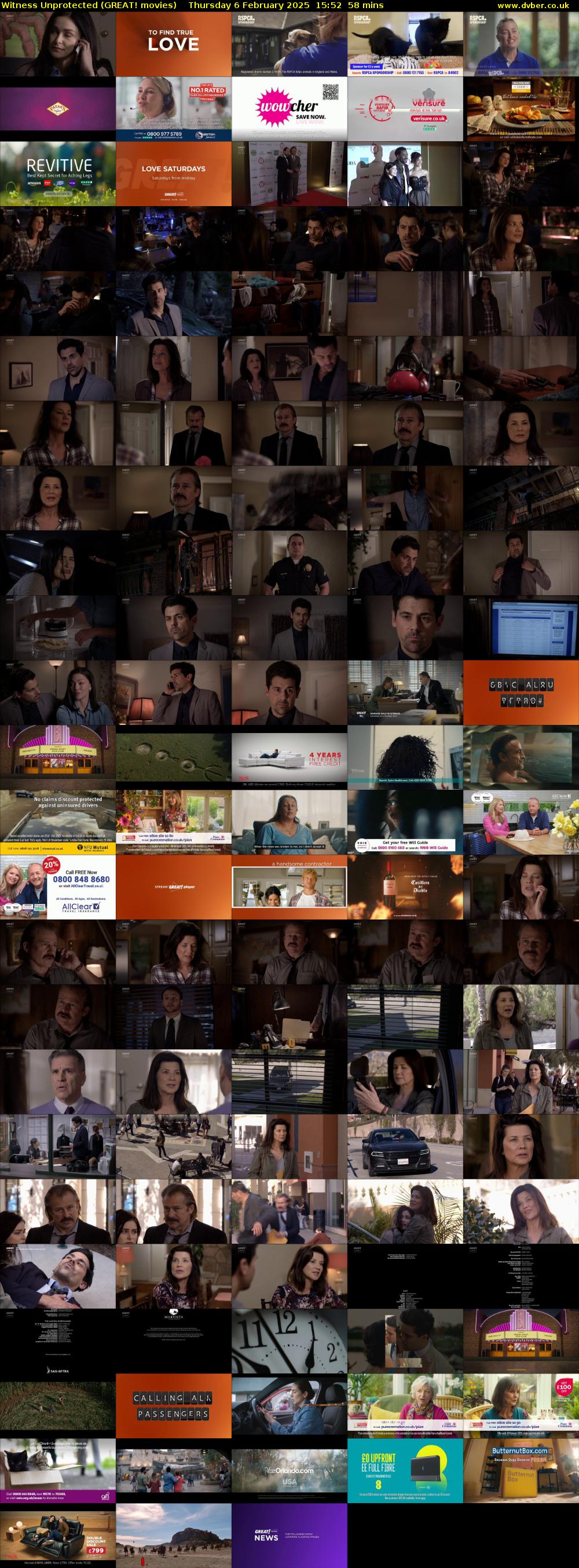 Witness Unprotected (GREAT! movies) Thursday 6 February 2025 15:52 - 16:50
