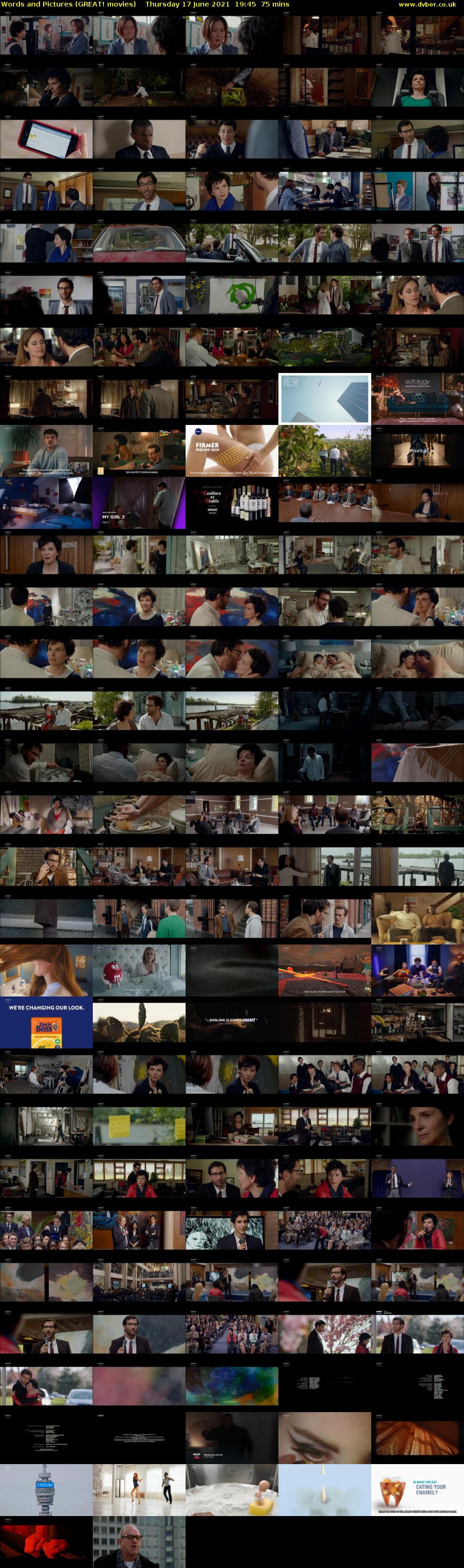 Words and Pictures (GREAT! movies) Thursday 17 June 2021 19:45 - 21:00