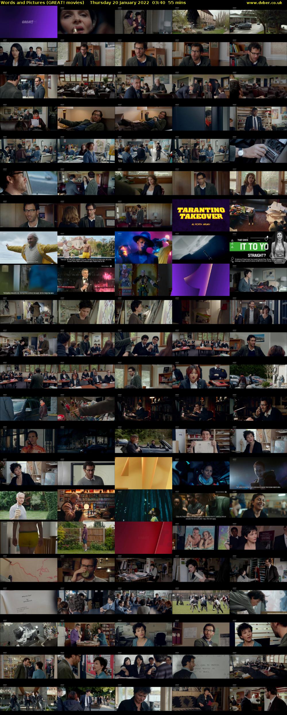 Words and Pictures (GREAT! movies) Thursday 20 January 2022 03:40 - 04:35