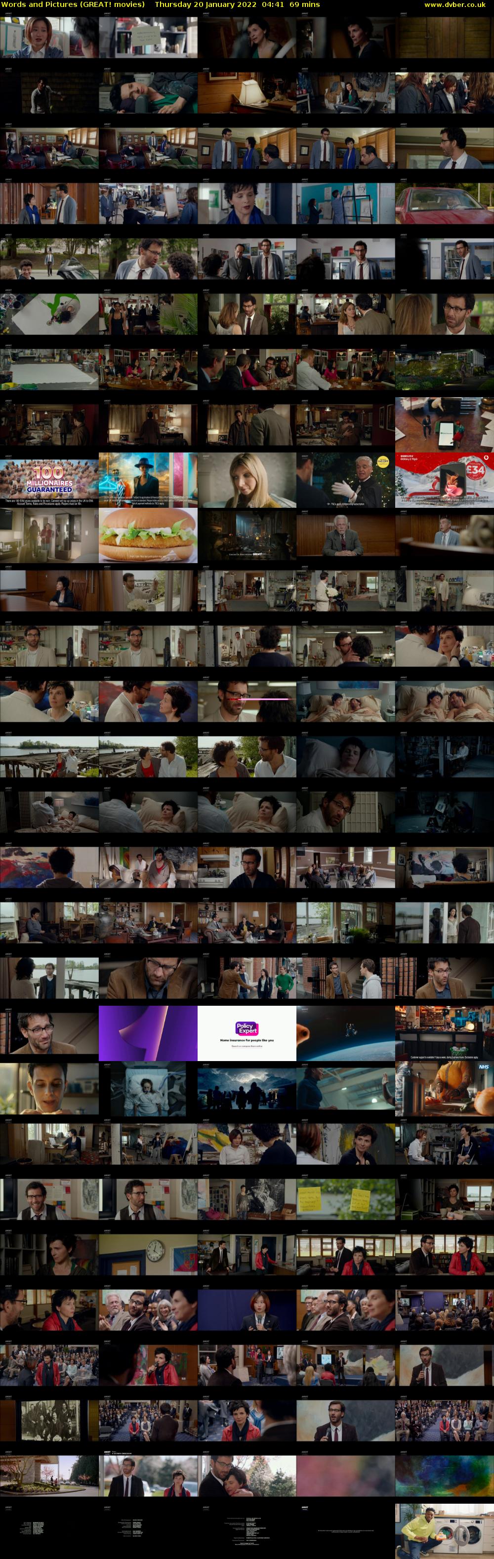 Words and Pictures (GREAT! movies) Thursday 20 January 2022 04:41 - 05:50
