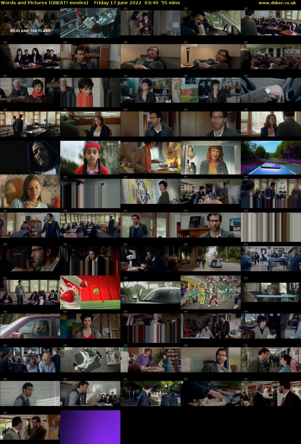 Words and Pictures (GREAT! movies) Friday 17 June 2022 03:40 - 04:35