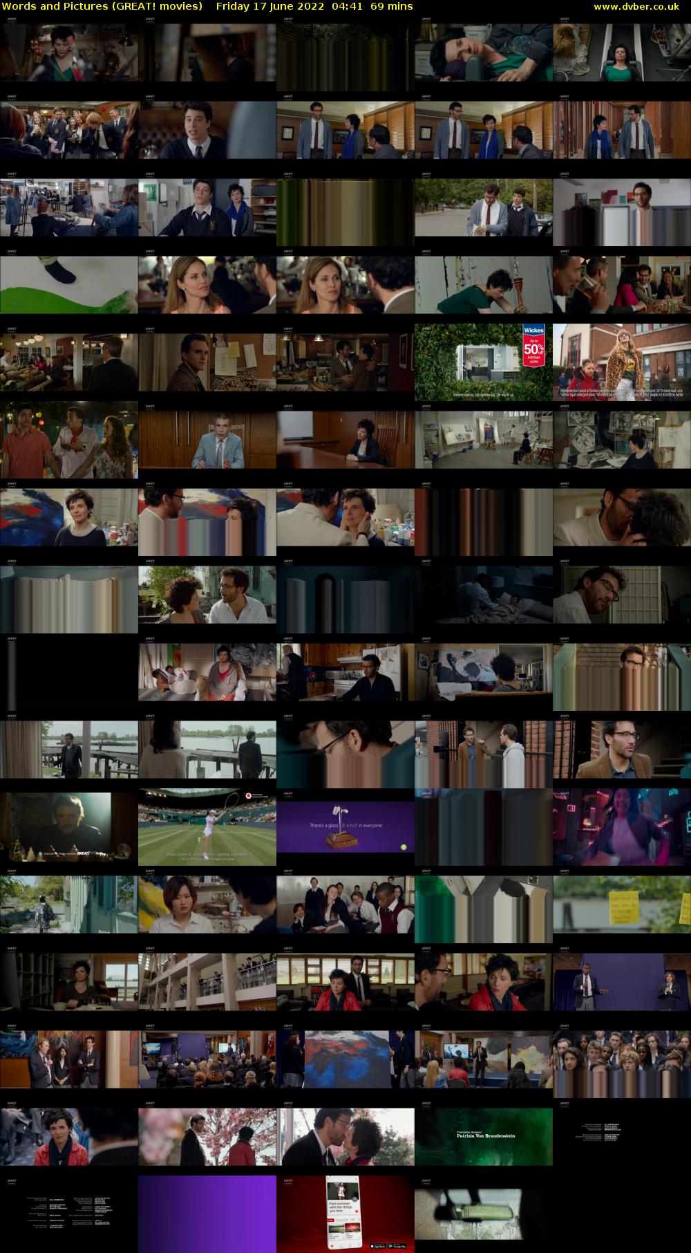 Words and Pictures (GREAT! movies) Friday 17 June 2022 04:41 - 05:50