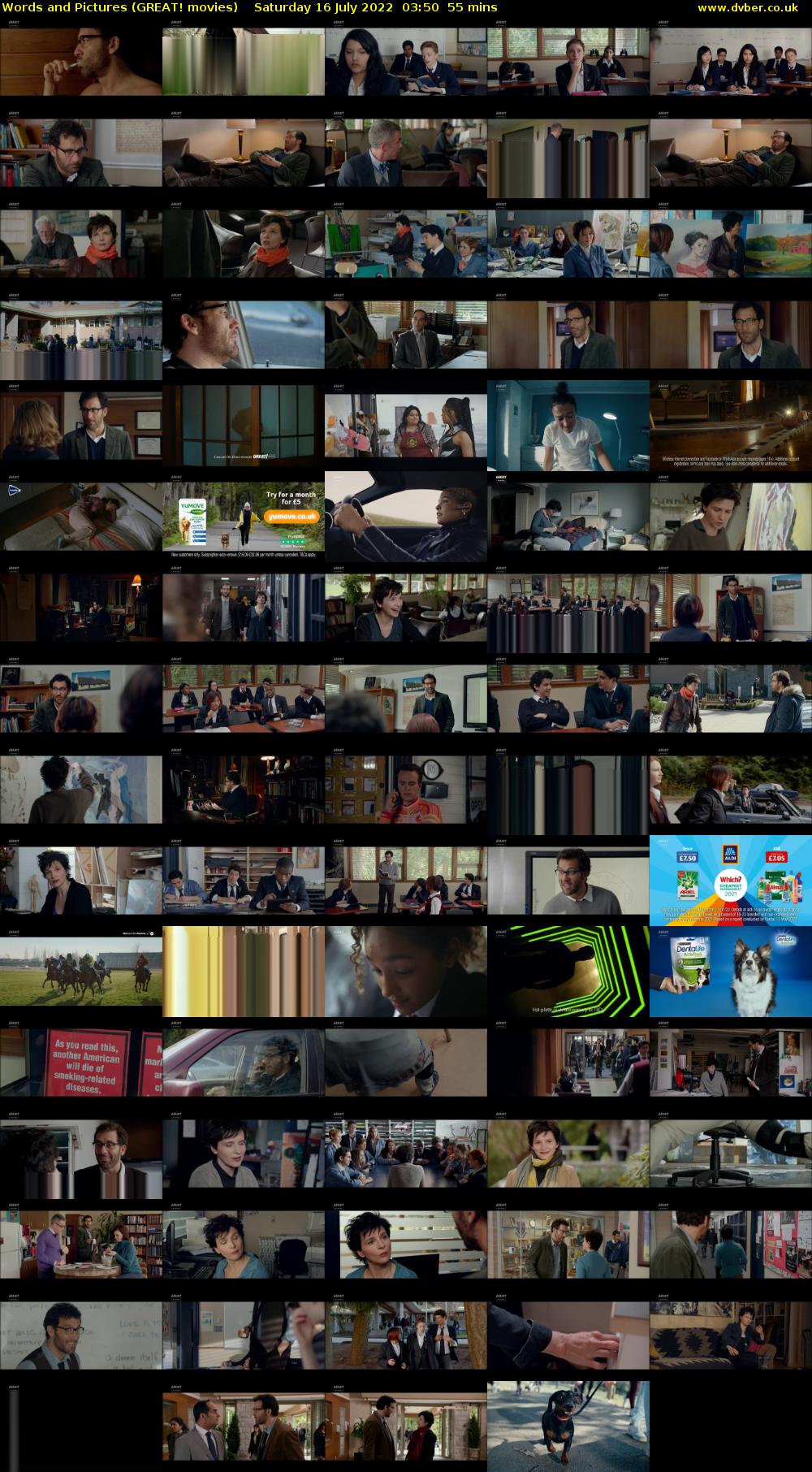 Words and Pictures (GREAT! movies) Saturday 16 July 2022 03:50 - 04:45