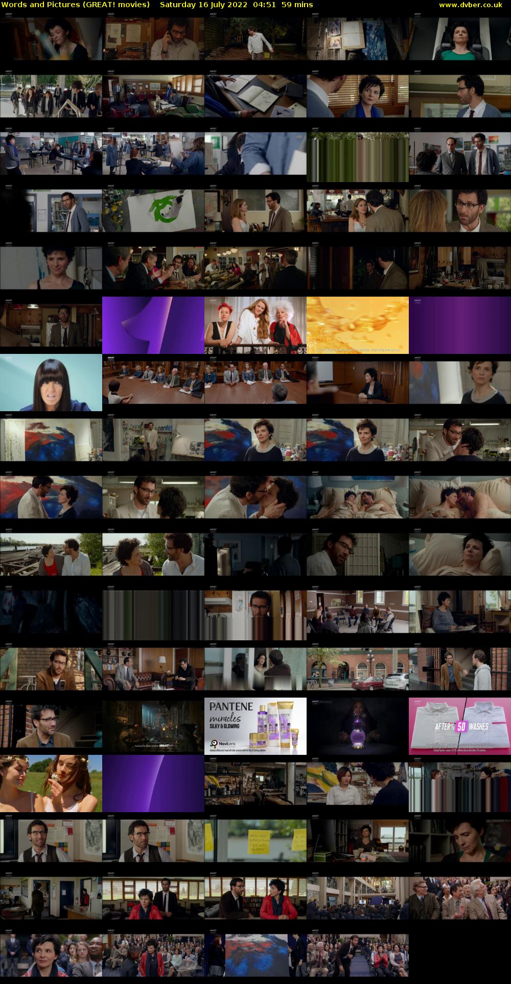 Words and Pictures (GREAT! movies) Saturday 16 July 2022 04:51 - 05:50