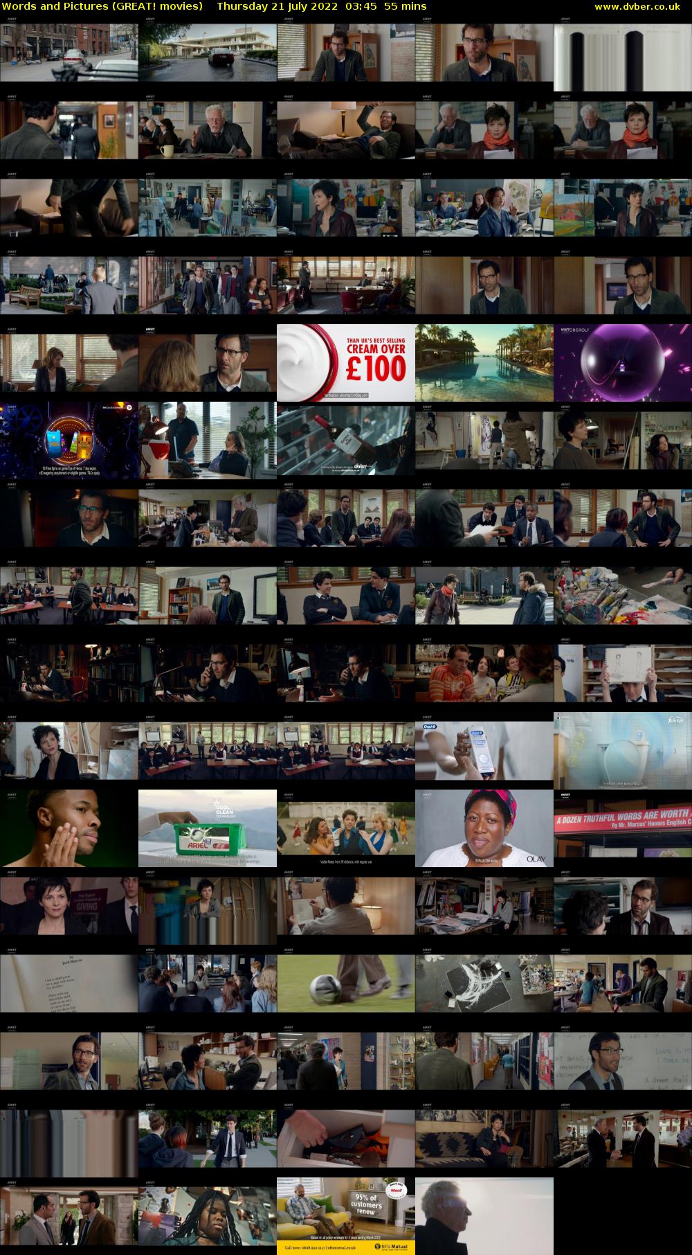 Words and Pictures (GREAT! movies) Thursday 21 July 2022 03:45 - 04:40