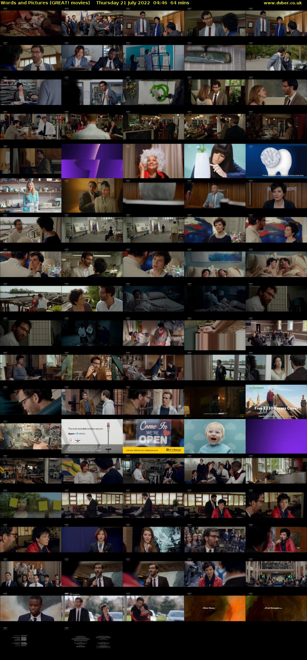 Words and Pictures (GREAT! movies) Thursday 21 July 2022 04:46 - 05:50