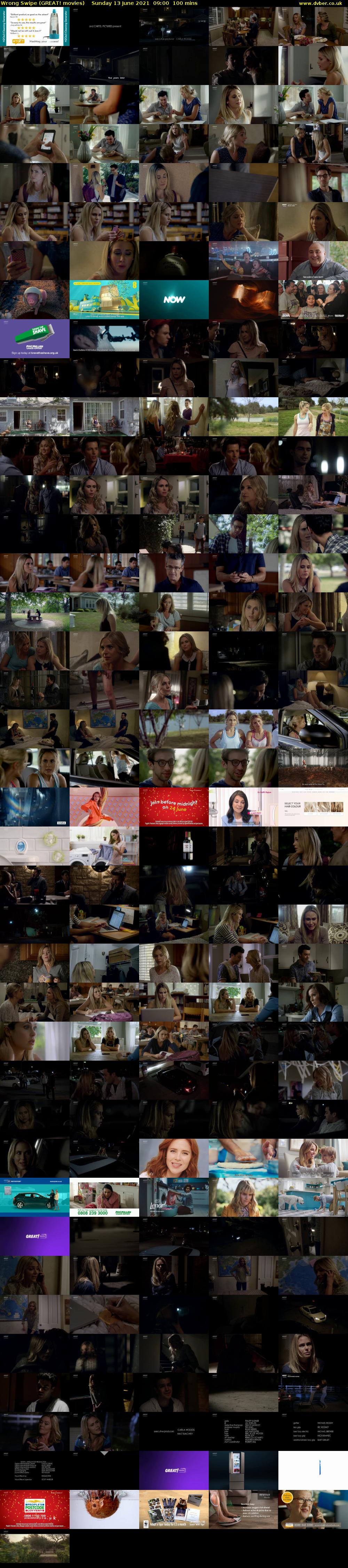Wrong Swipe (GREAT! movies) Sunday 13 June 2021 09:00 - 10:40